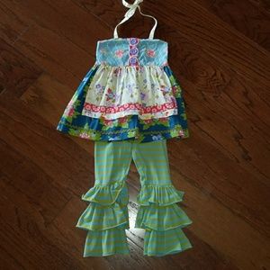 Matilda Jane Top and Ruffle Pant Set